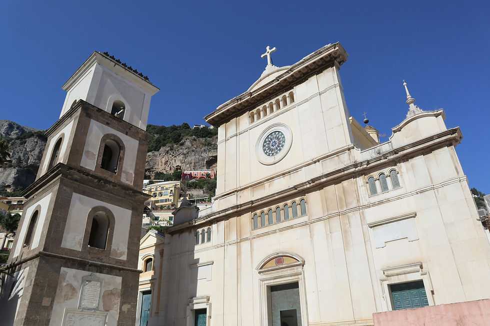Church of Santa Maria Assunta in the center of Positano