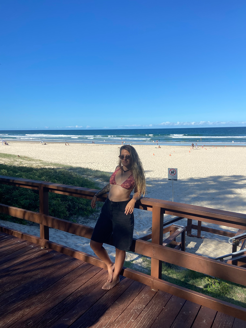 Burleigh Heads Beach in Gold Coast, one of the most beautiful and relaxed beaches on Australia’s coast