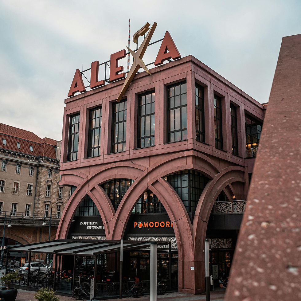 Alexa shopping mall at Alexanderplatz Berlin city center