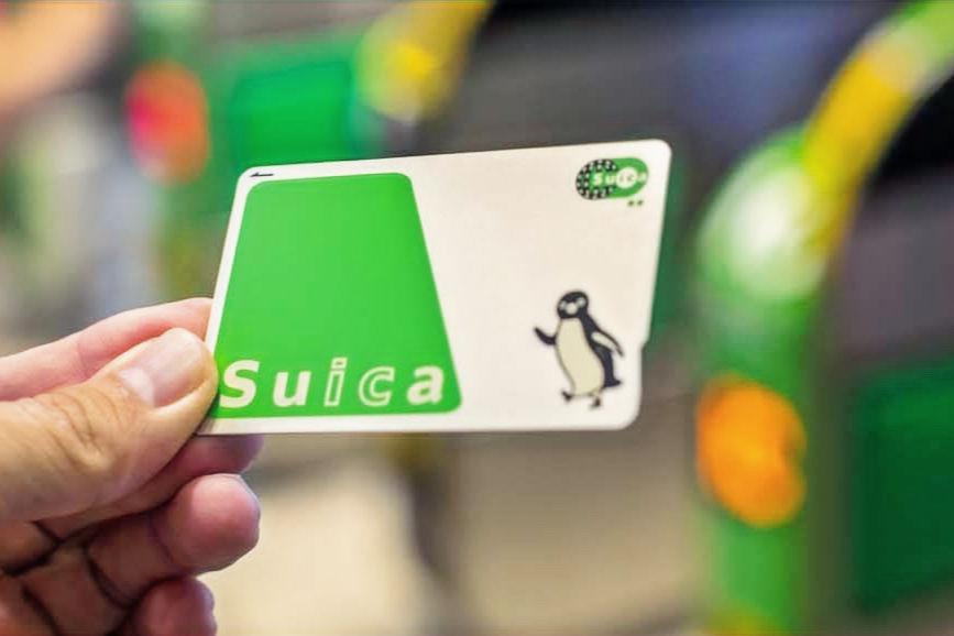 Suica card Japan — public transport in Tokyo