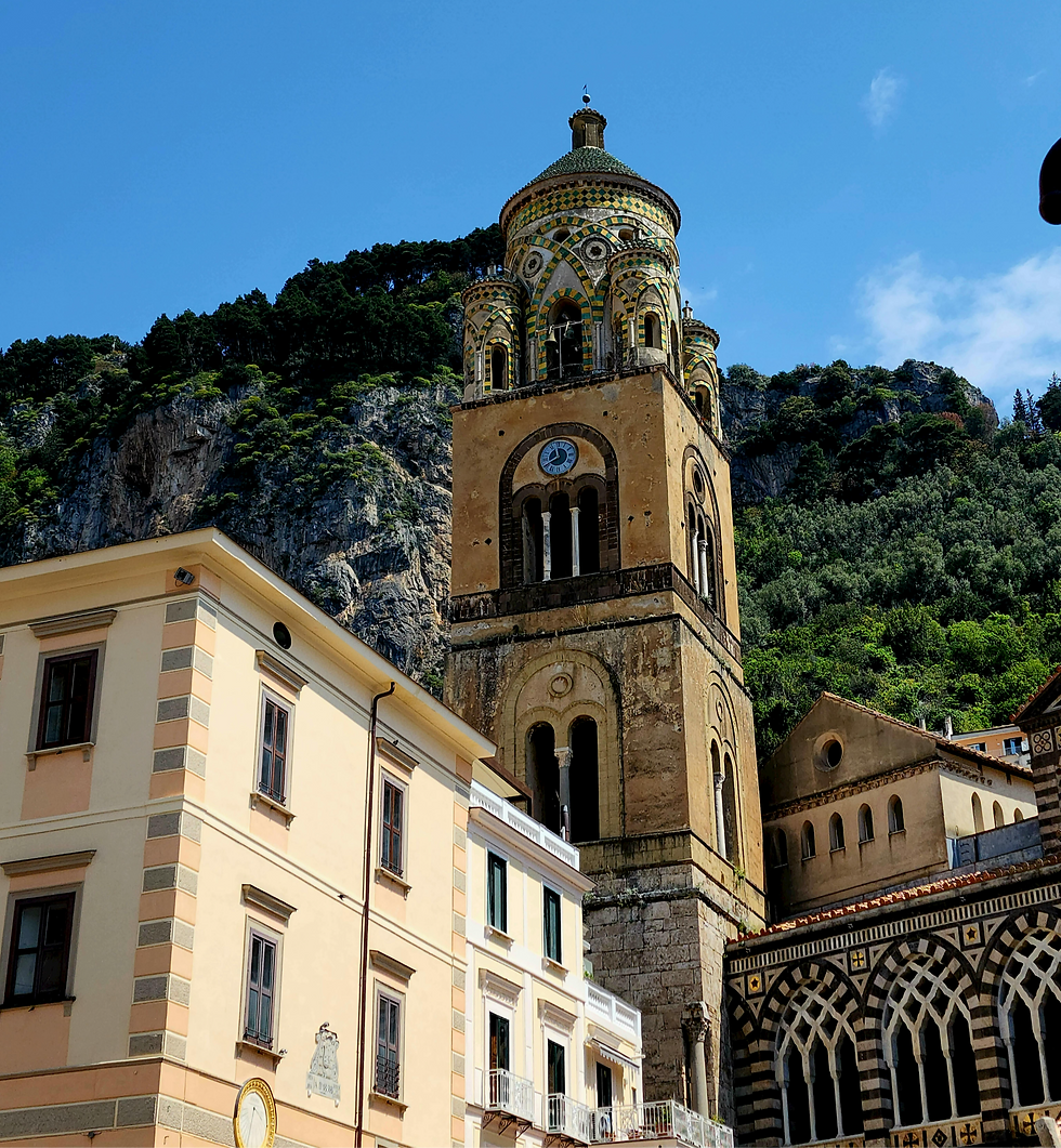 Amalfi Cathedral in Piazza Duomo with its iconic staircase