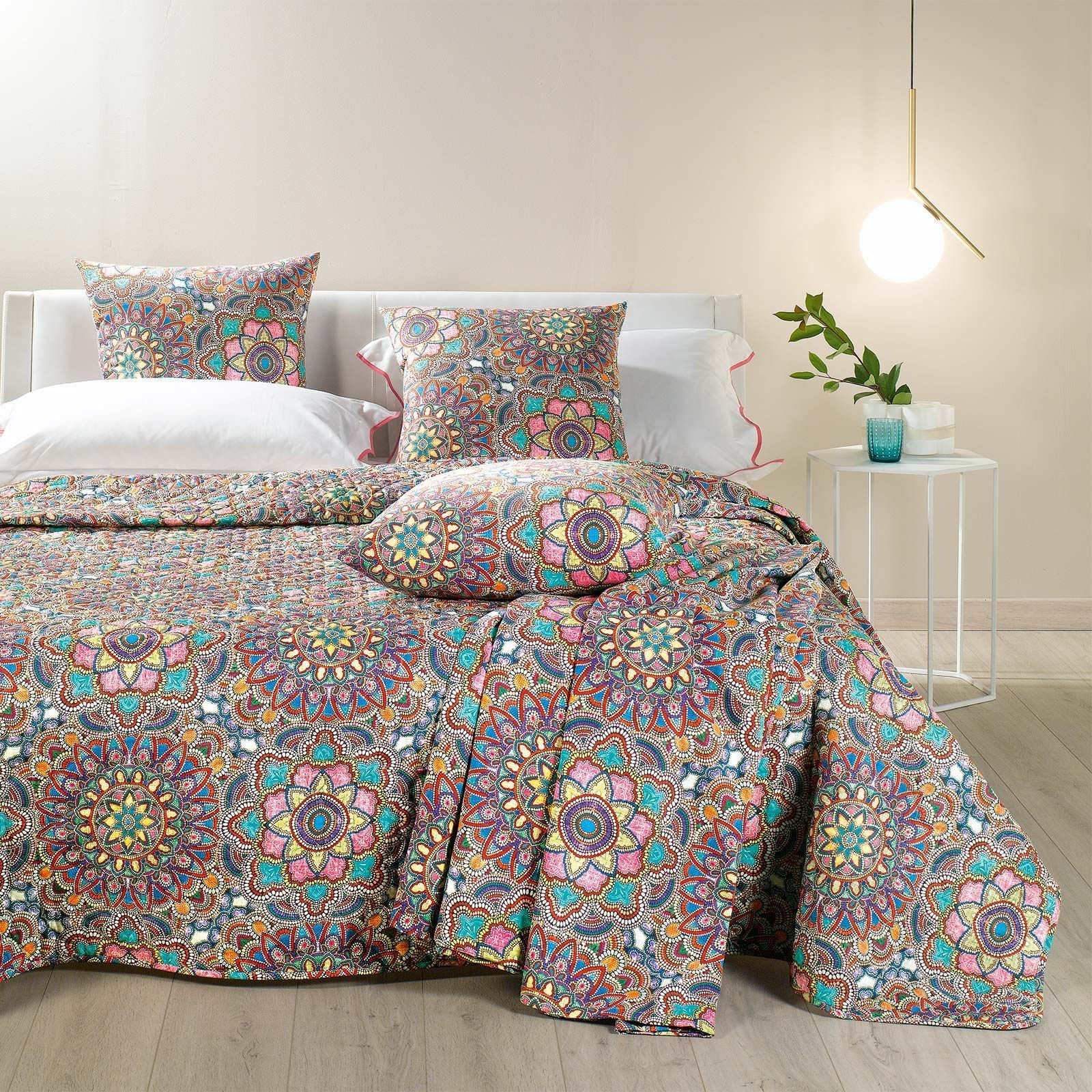 Copriletto matrimoniale 2 piazze Caleffi mod. "Cromia" STAMPA DIGITALE!!!