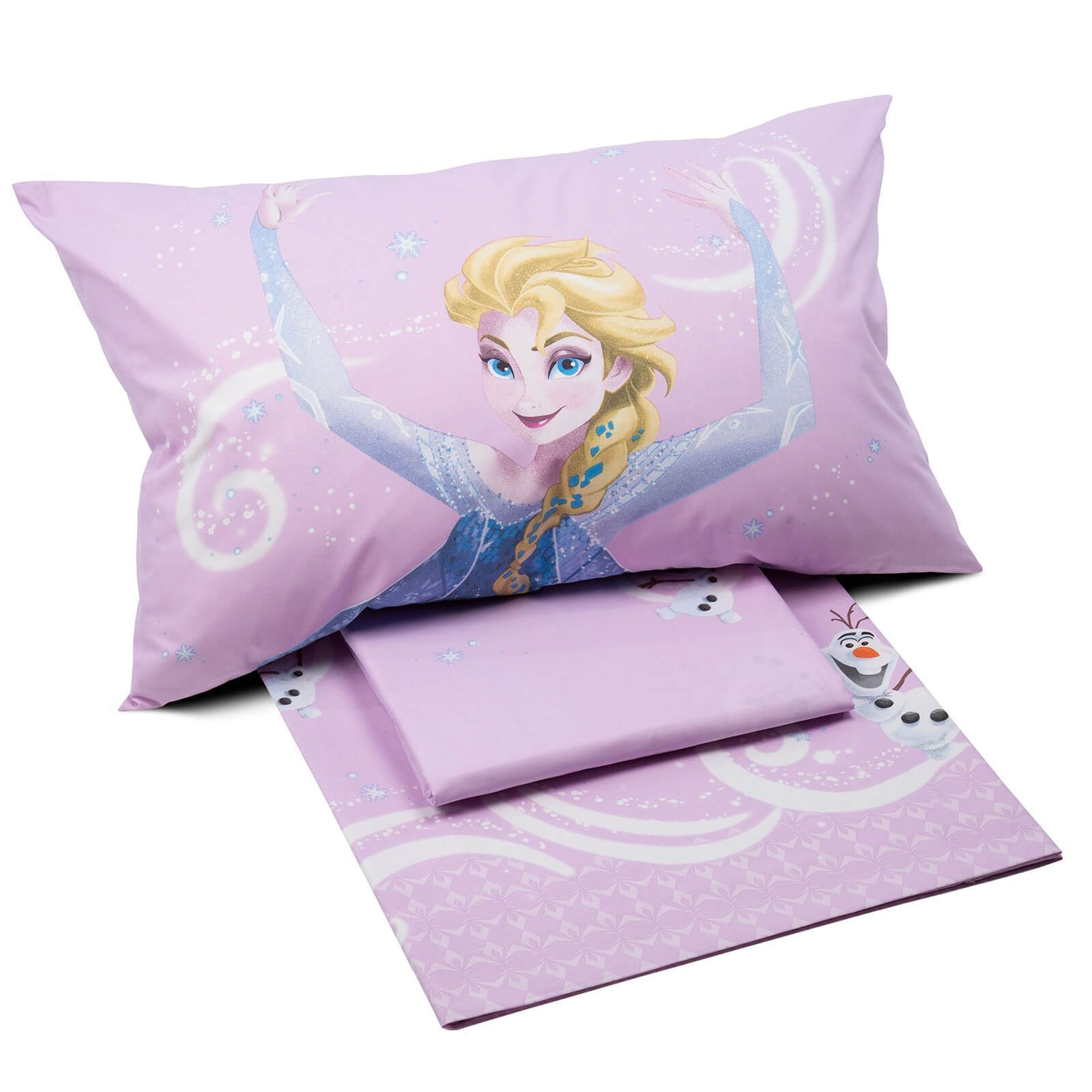 Completo letto/lenzuola 1 piazza e mezza Caleffi Frozen mod."Star"