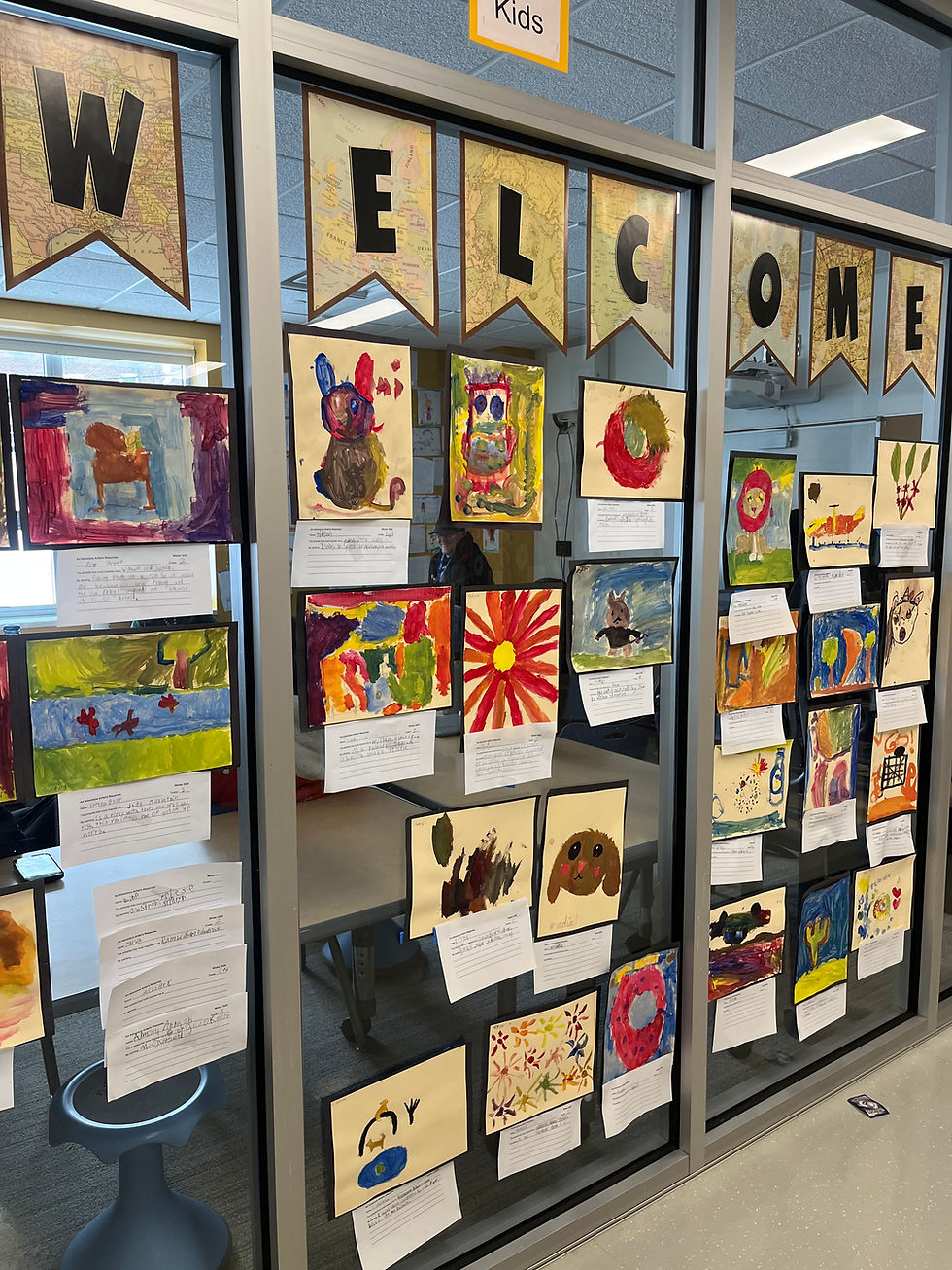 Works of art inspired by last year's Art Adventure
