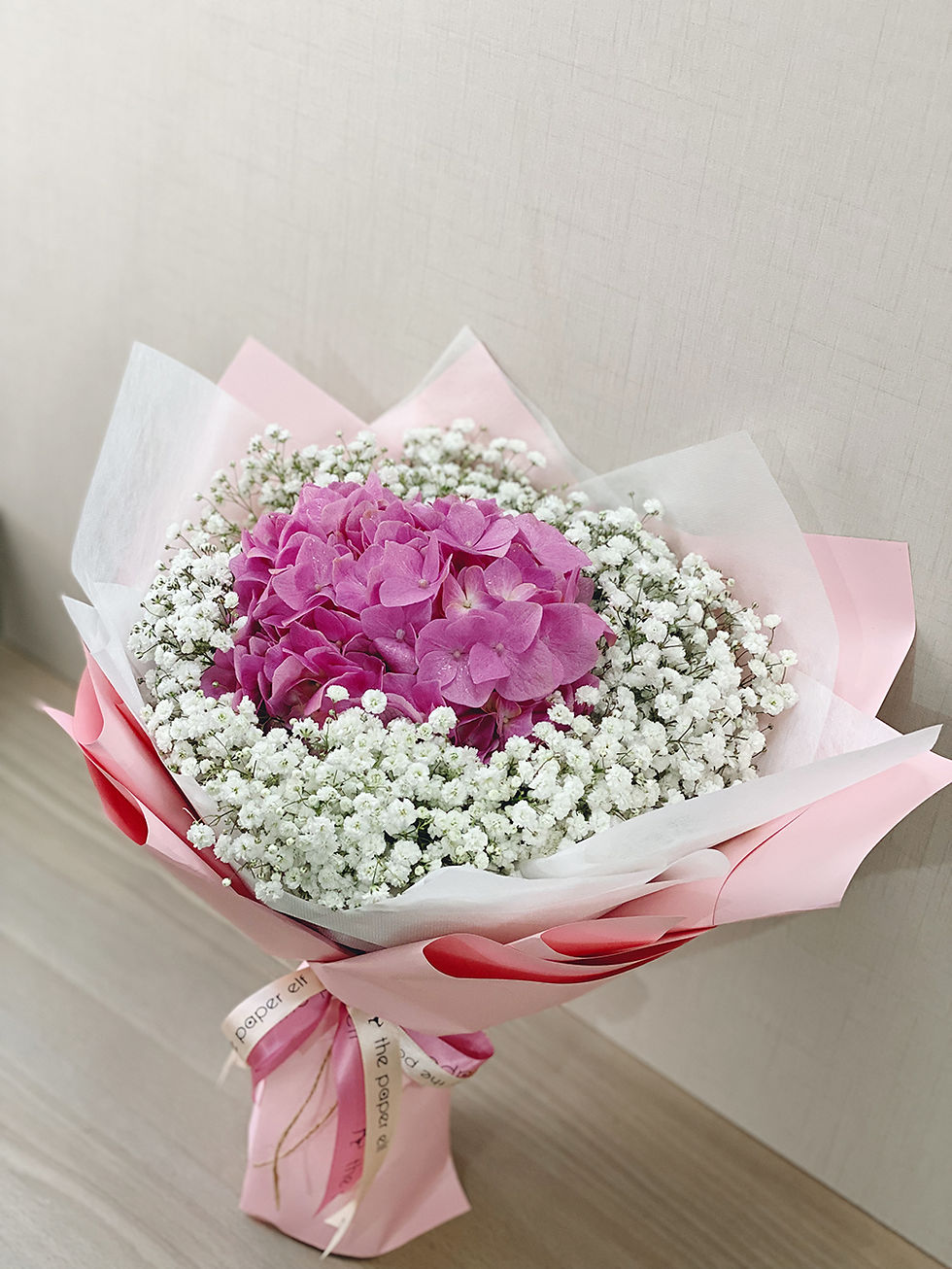 Thumbnail: Hydrangeas and Baby's Breath