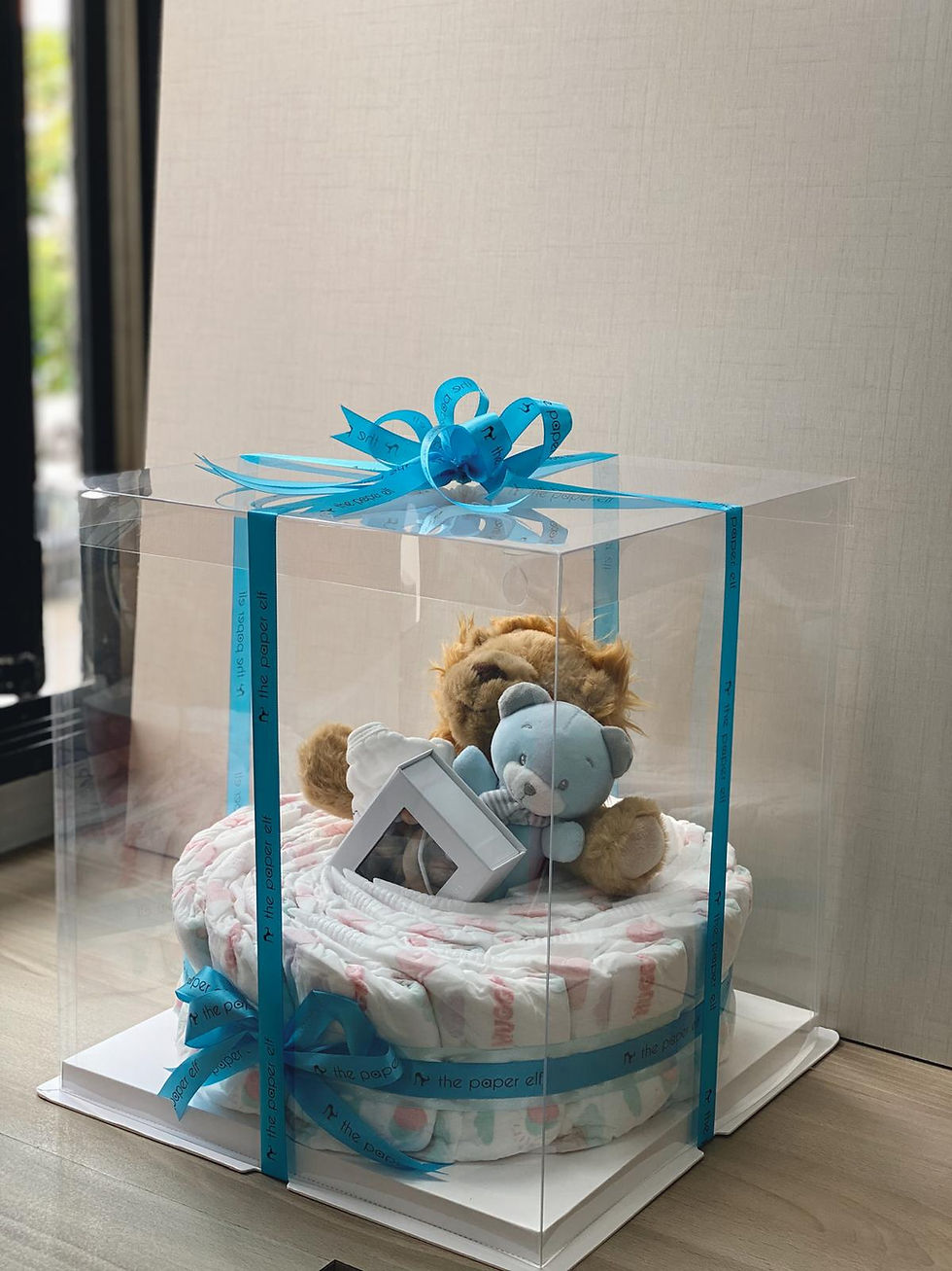 Thumbnail: Lion Baby Boy Diaper Cake