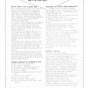 SOUND CHECK vol 2 : Are u in Love Yet?!