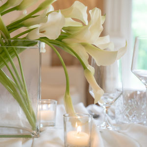 Calla lily centerpiece