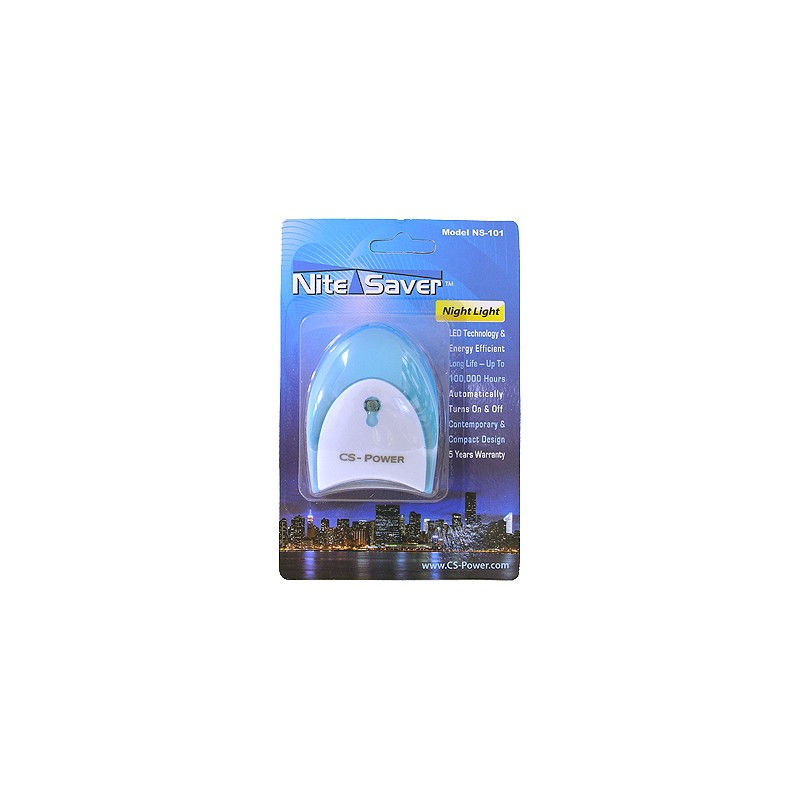Thumbnail: 3 Pack Nite Saver Modern Tech Night Light by CS Power