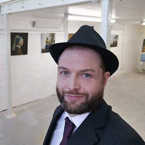 Ross Buckner in a gallery