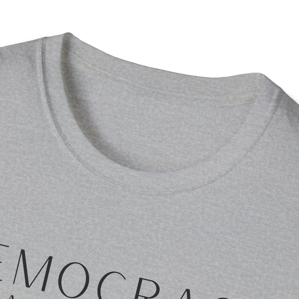 Thumbnail: "Democracy Starts with My Body" Unisex Softstyle T-Shirt