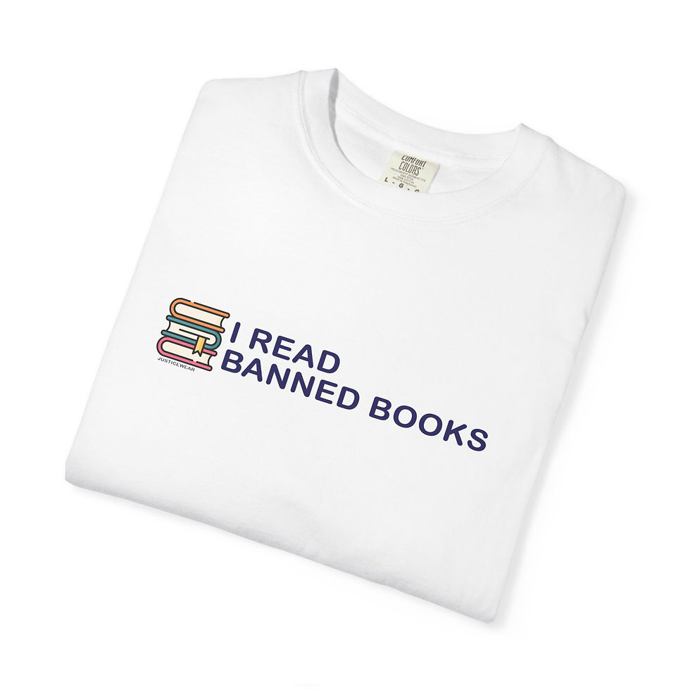 Thumbnail: "I Read Banned Books" Unisex Garment-Dyed T-shirt