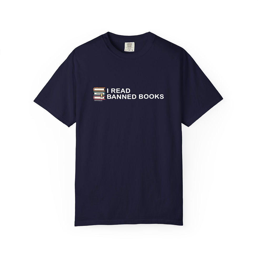 Thumbnail: "I Read Banned Books" Unisex Garment-Dyed T-shirt