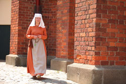 История двора в костюмах