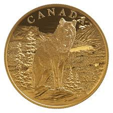 Gold Majestic Wolf