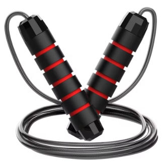 Thumbnail: The New Jump Rope Steel Wire Skipping Exercise Adjustable Jumping Fitness Workou