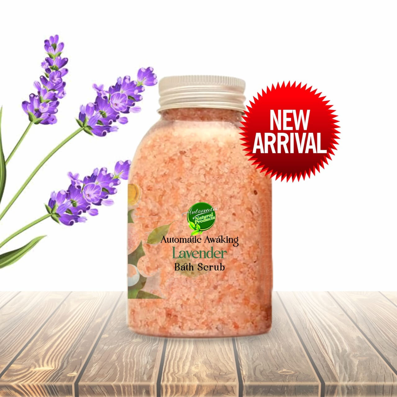 Automatic Awaking Lavender Bath Scrub 