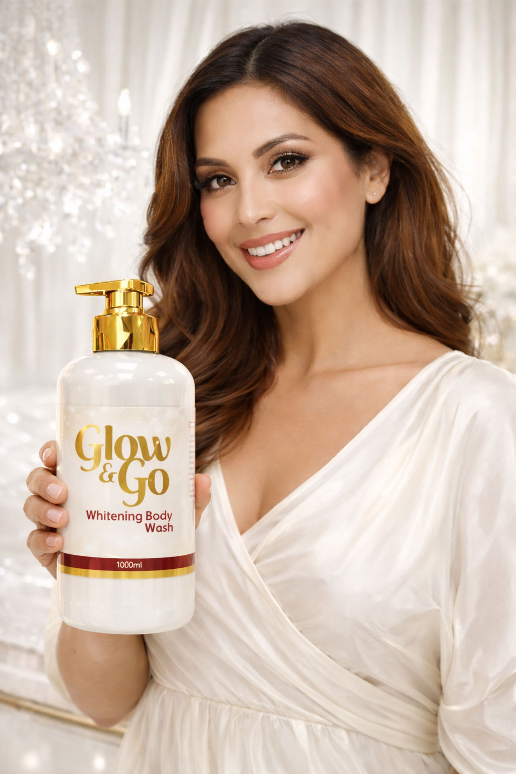 GLOW & GO BODY WHITENING BODY WASH