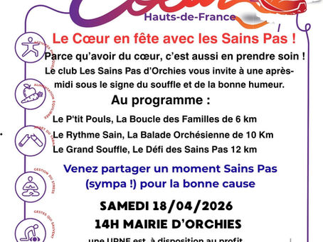 Le coeur en fête avec les Sains Pas d'Orchies