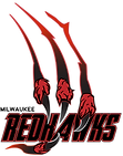 Milwaukee Redhawks Primary Logo