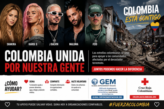 Shakira, Karol G, J Balvin and More Rally for Colombia Following Devastating Earthquake