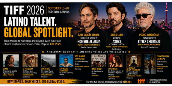 Gael García Bernal, Diego Luna Lead a Strong Latino Presence at TIFF 2026 in Toronto.