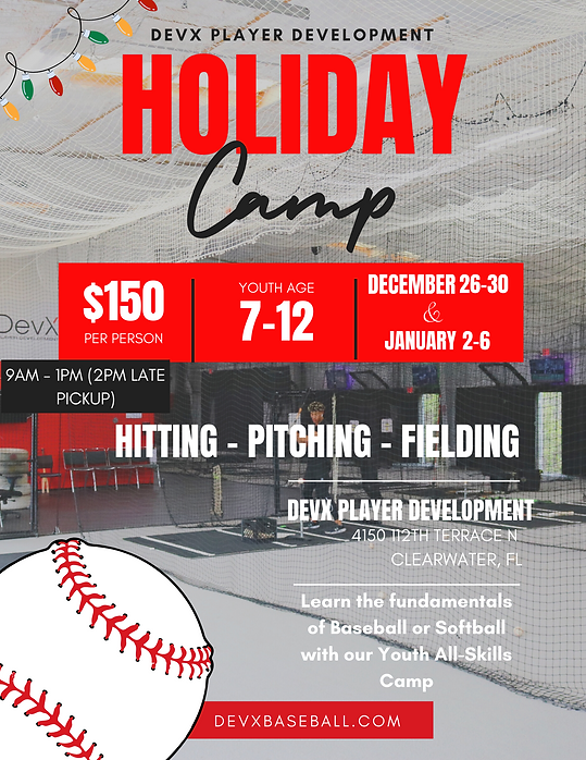 Baseball & Softball Academy DevX Player Development Clearwater