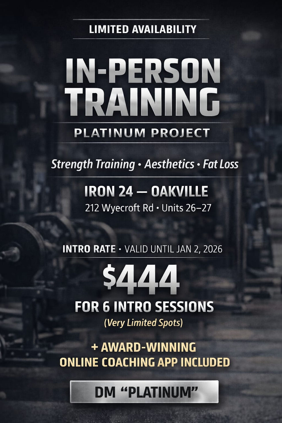 Transform Your Fitness Journey with Our Exclusive M30 System for High Achievers in Oakville