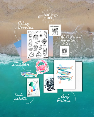 Mixed Media Mail Club Brief - Juli