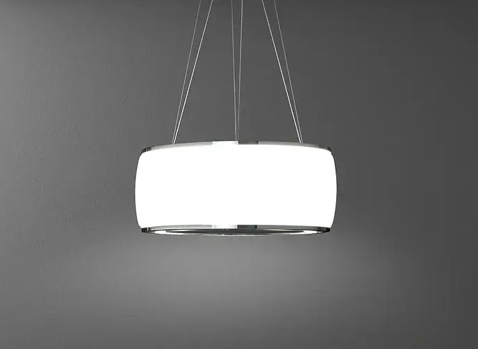 Falmec Soffio Island Hood 58 cm White Satin Glass CSAI58.E0P7#ZZZF461F