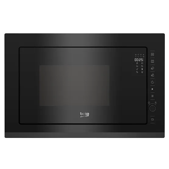 Beko Microwave Built-in Black 25 Litre H 38.8cm x W 59.5cm - BMGB25333DX