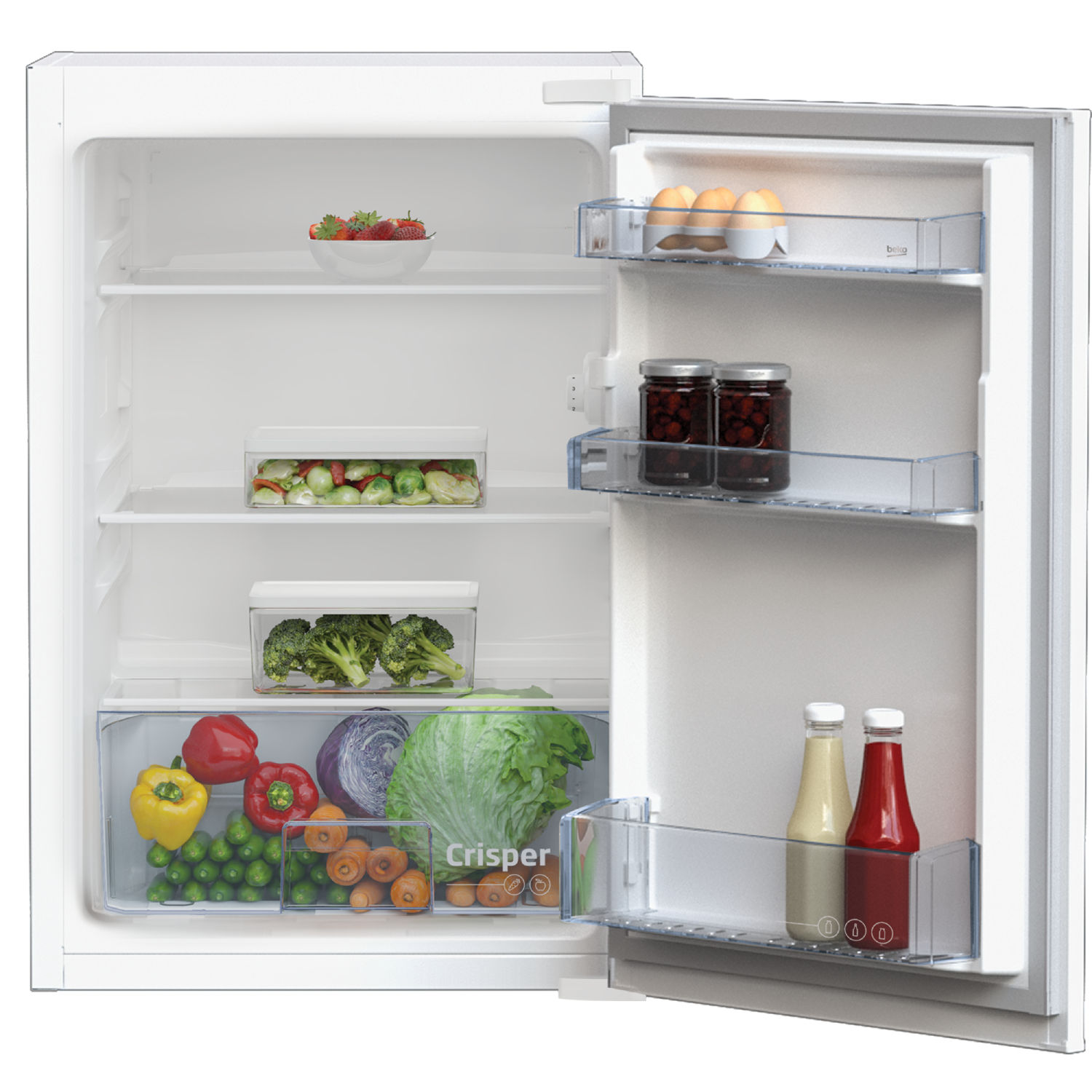 built in beko fridge