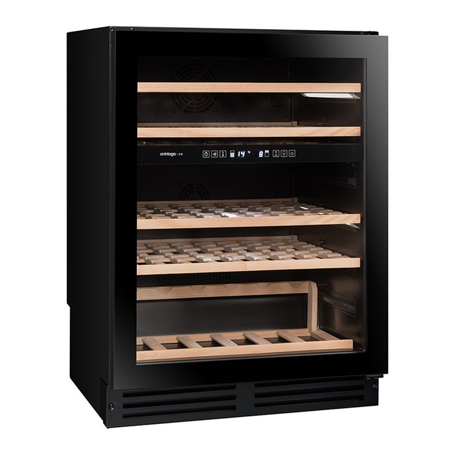 Thumbnail: Avitage Wine Cooler Black 44 bottles H 83cm x W 59.4cm - AVU53FPREMIUM