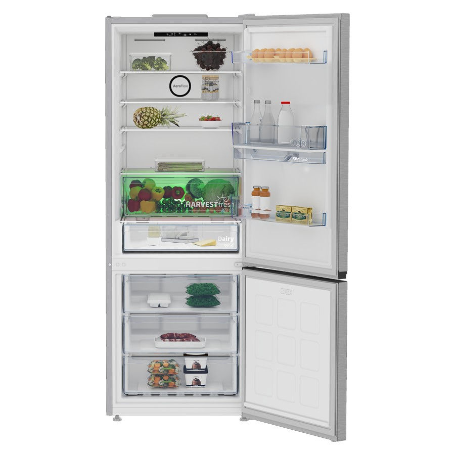 Thumbnail: Beko Fridge Freezer 490 L H 192.00cm x W 70.00cm x D - B3RCNE564HDXB1