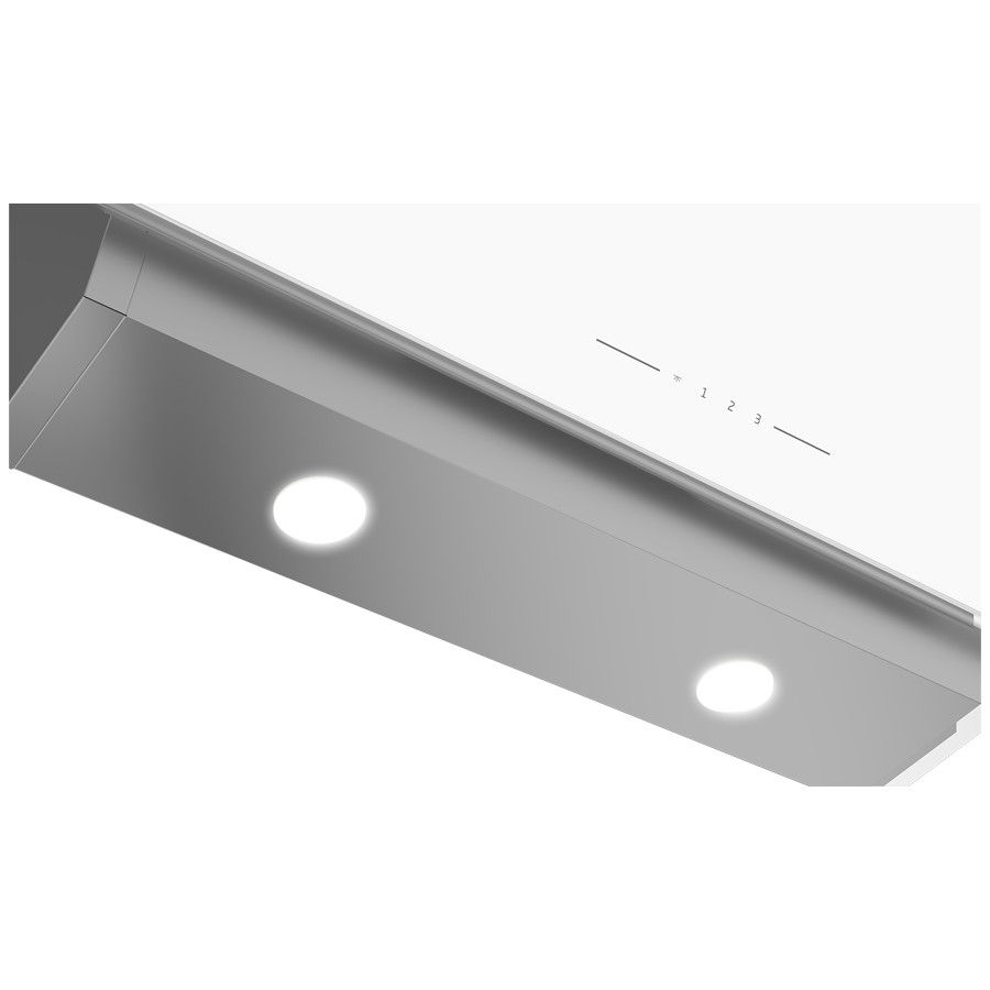 Thumbnail: Beko Hood Slanting Glass White 90cms - BHCA94640WH