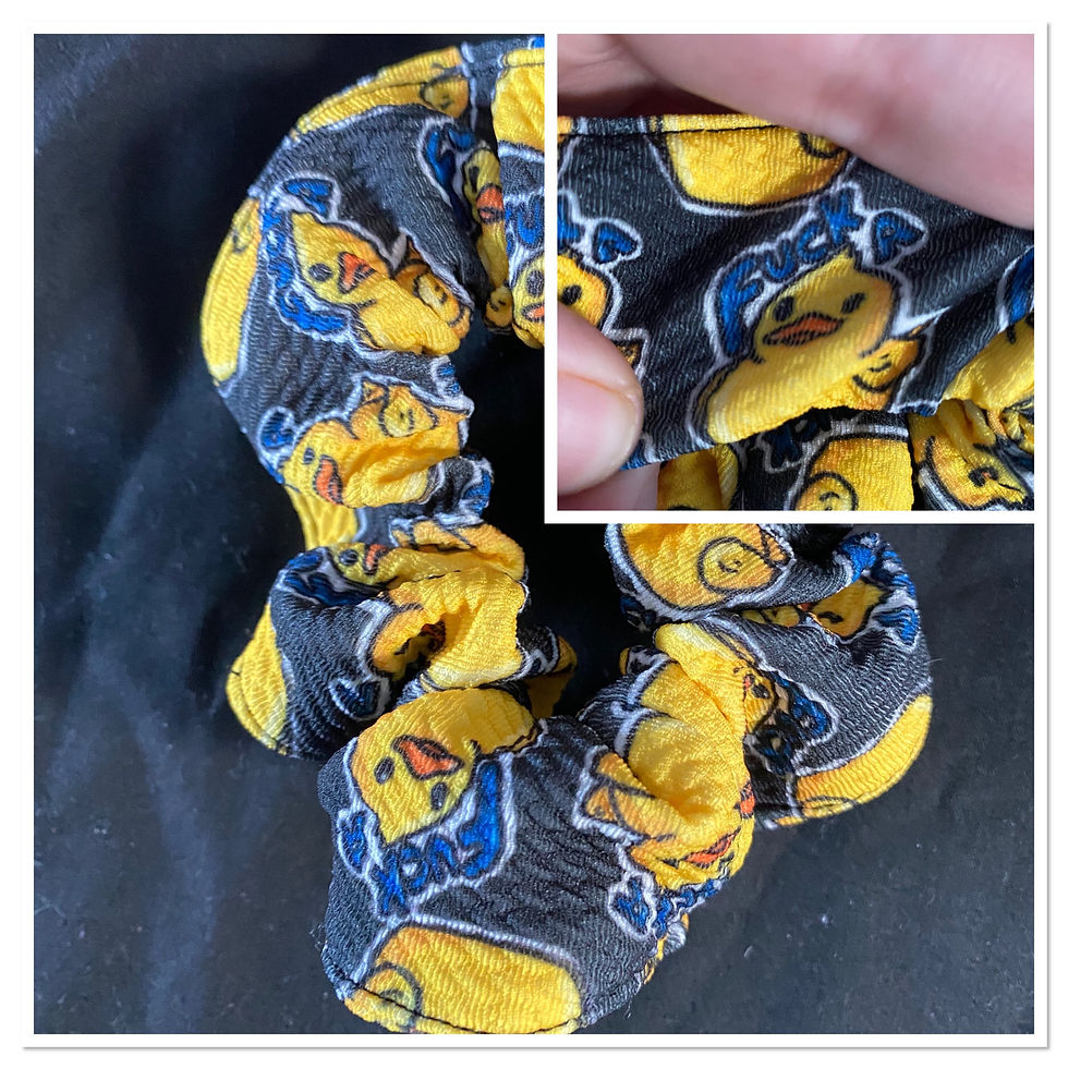 Thumbnail: Rude scrunchies 