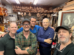 Shlom Mintz with Avshi and the Crew in Tel Aviv