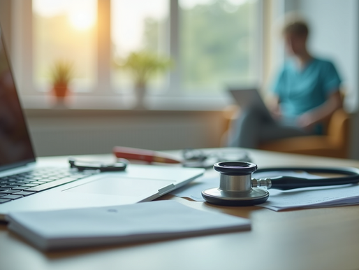 Close-up view of tools and resources for the vocational rehabilitation journey