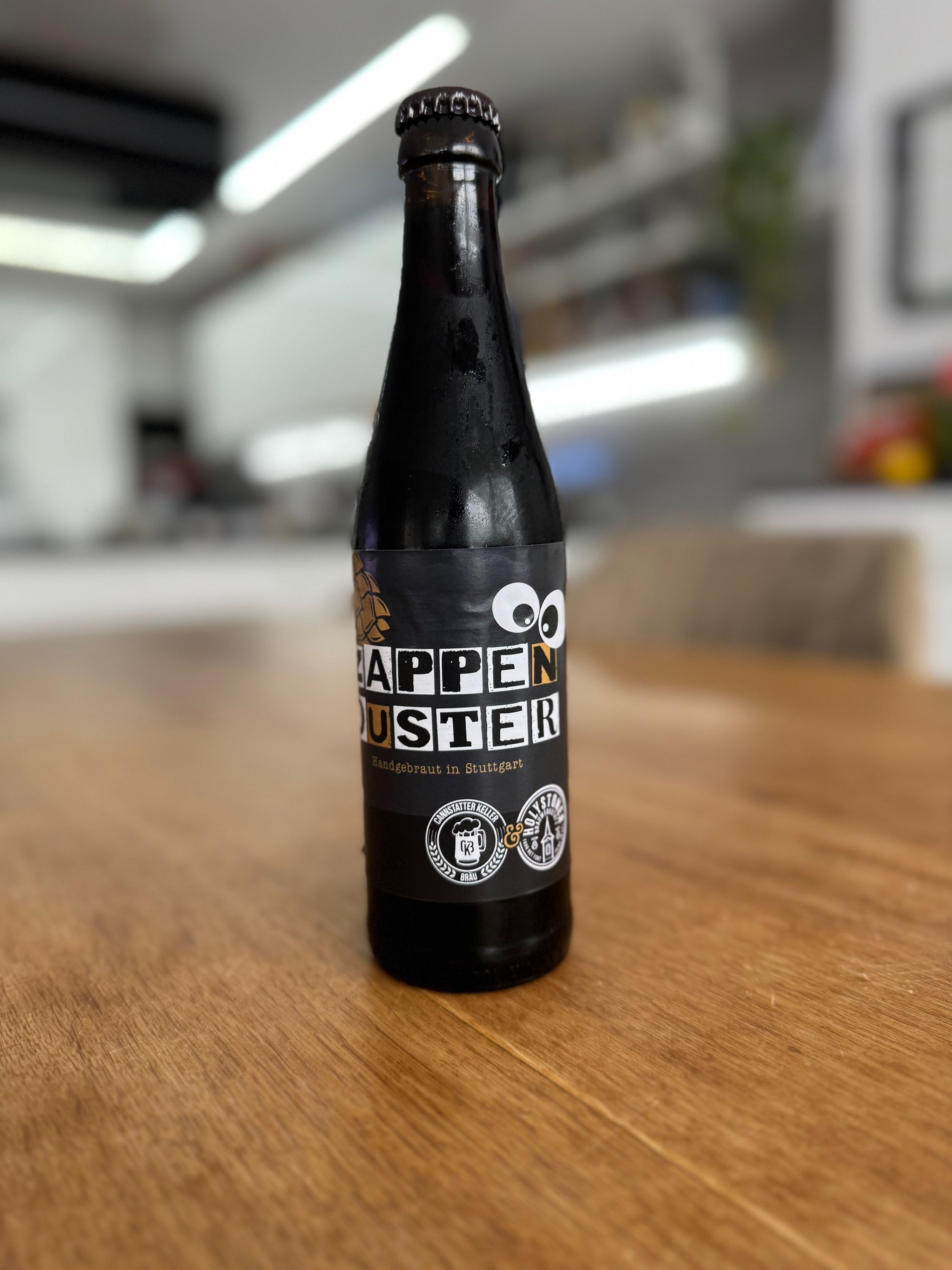 Cannstatter Keller Bräu  "Zappenduster" 0,33l (Pfand inkl.)