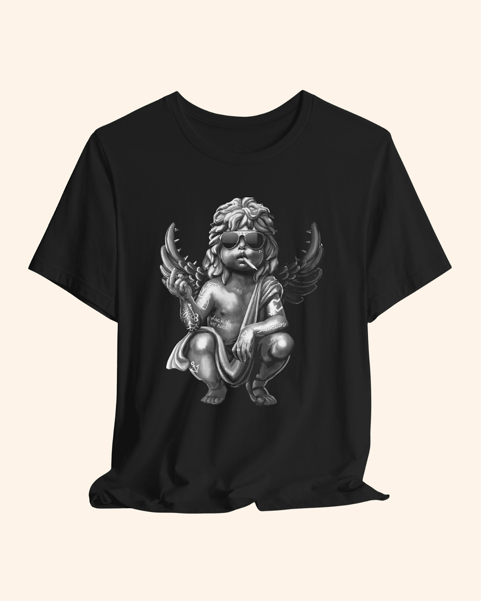 Thumbnail: Not Today Graphic T-shirt - Vintage Cherub Graphic Tee