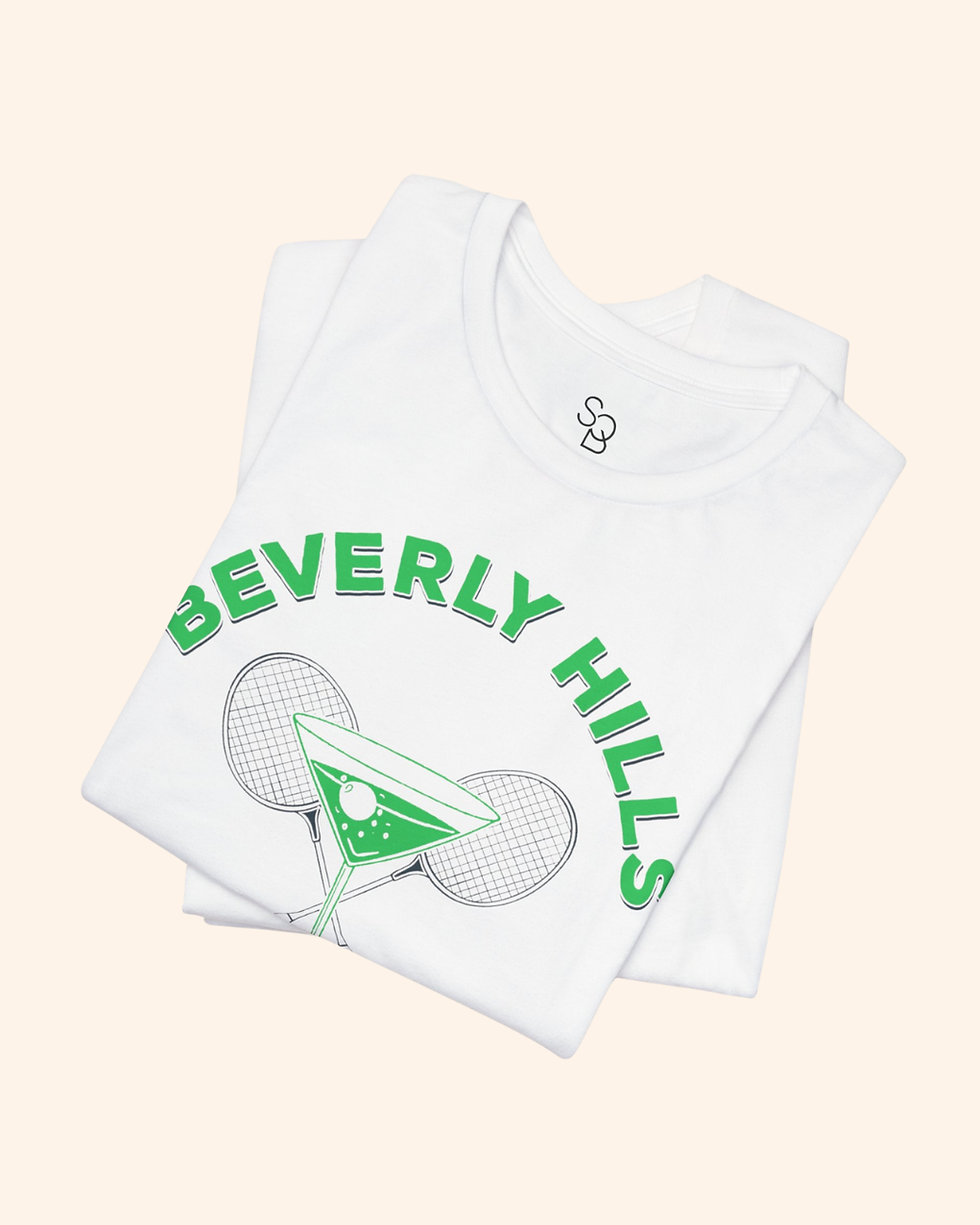 Thumbnail: In the Club Martini Tee , Retro Cocktail Graphic T-Shirt