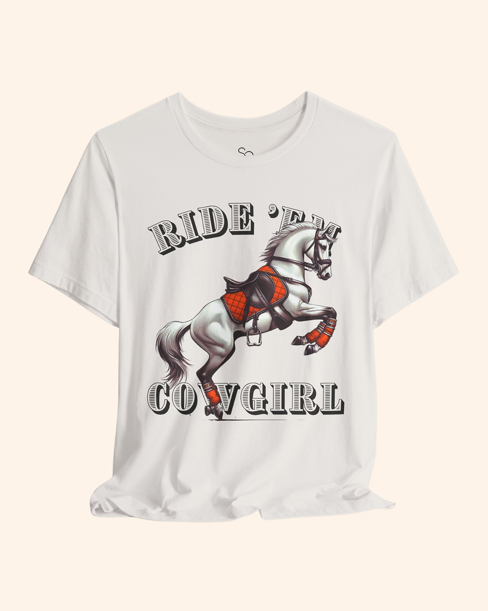 Thumbnail: Ride 'Em Graphic T-shirt - Western Unisex Tee