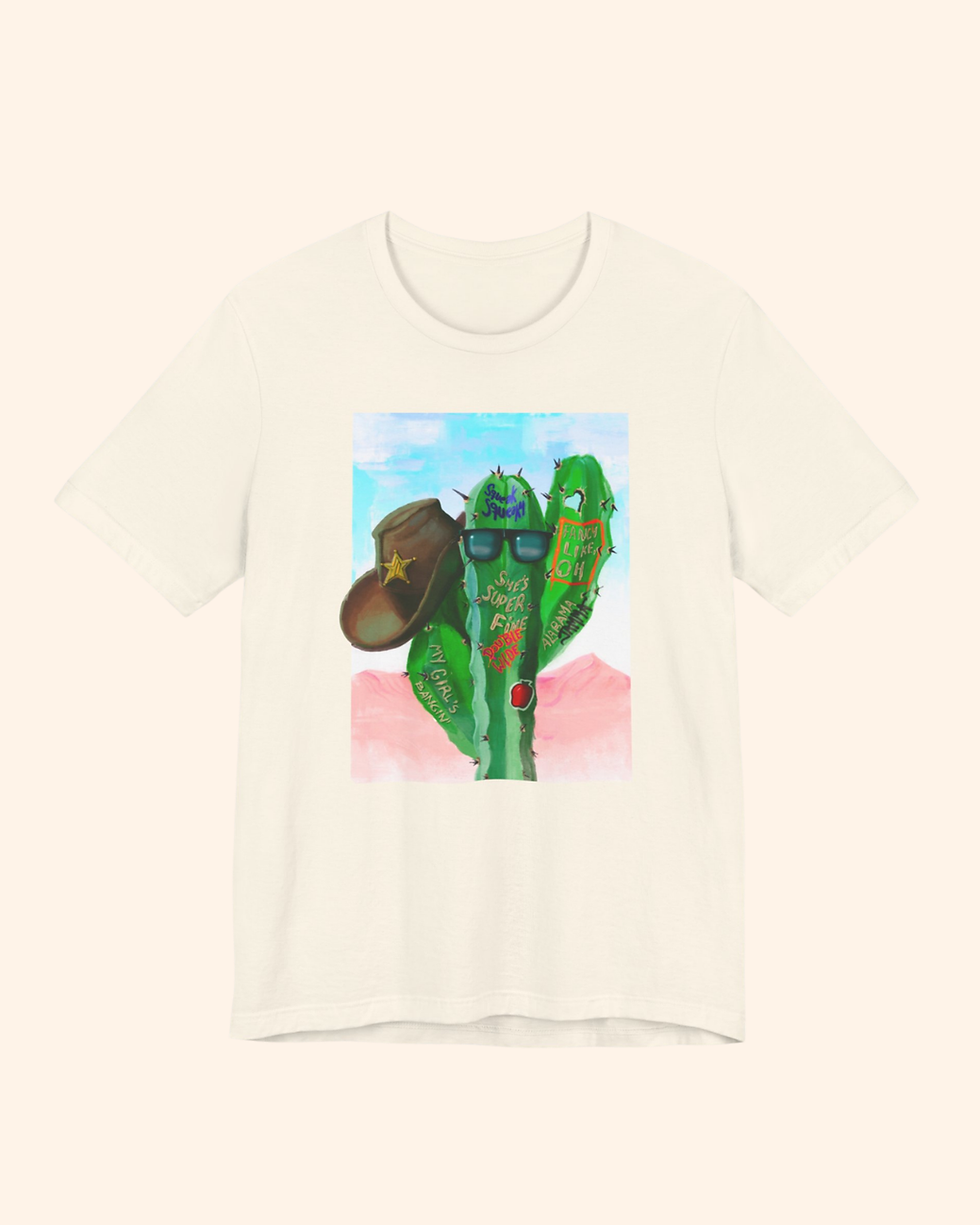 Thumbnail: Ranch Life T-shirt, Cowboy Cactus Graphic Tee 