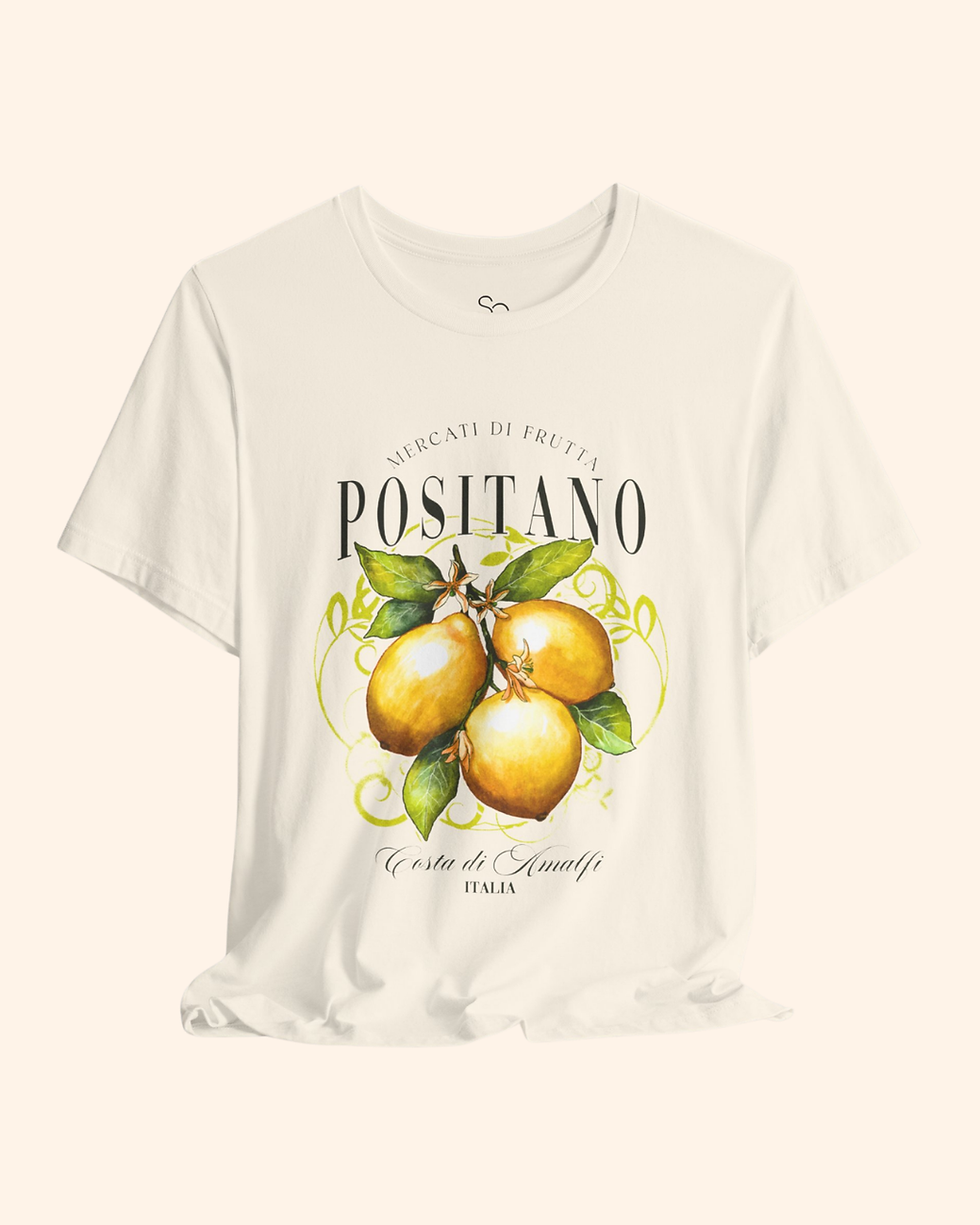 Thumbnail: Limoncello Graphic T-shirt - Positano Lemon Unisex Tee