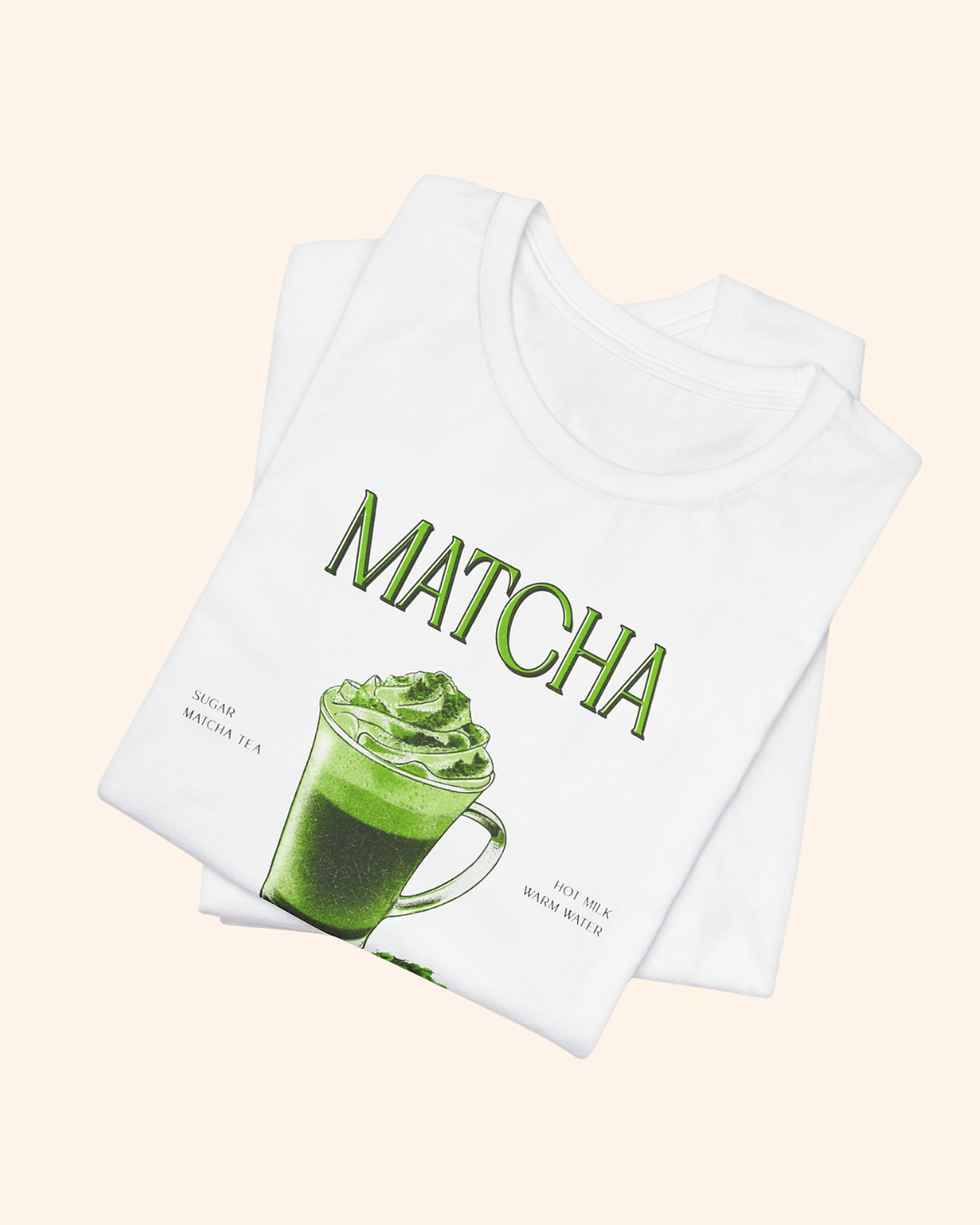 Thumbnail: Matcha Tea Latte T‑Shirt - Green Tea Graphic Tee