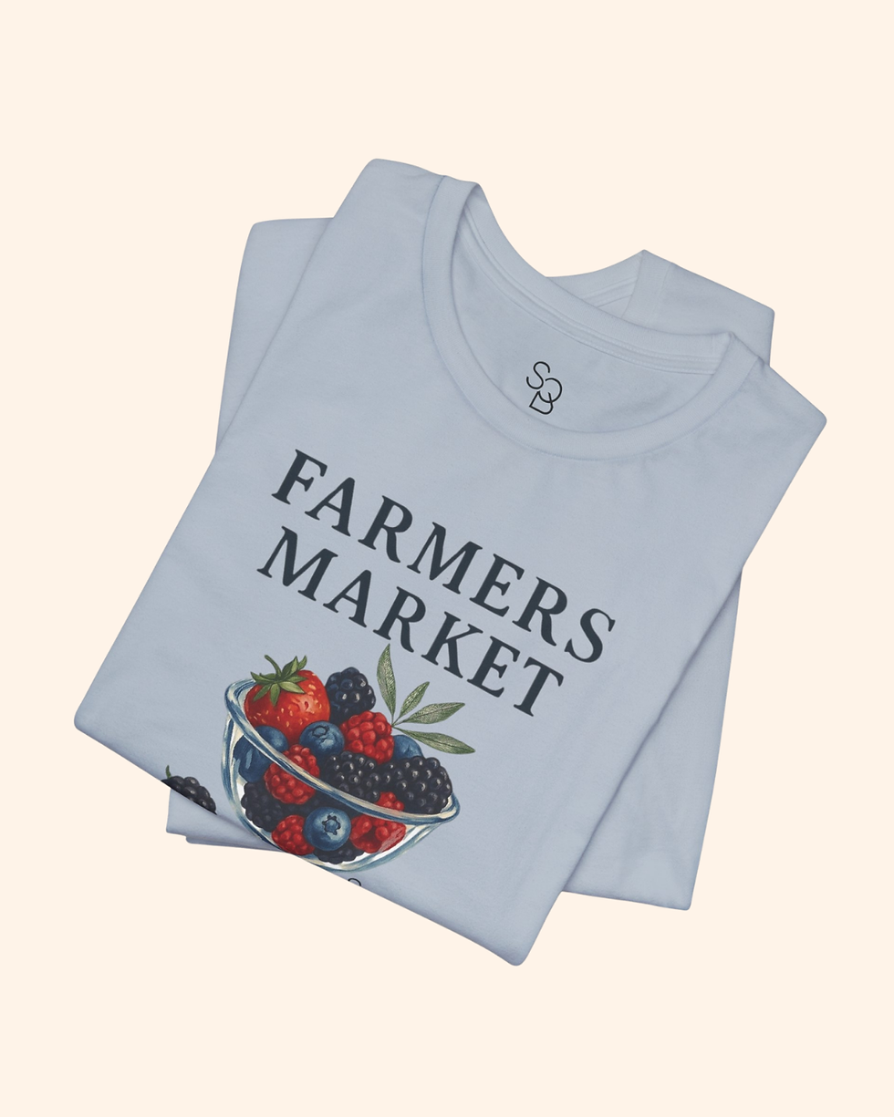 Thumbnail: Farmers Markets Graphic Tee - Cool Girl Travel Outfit Tee