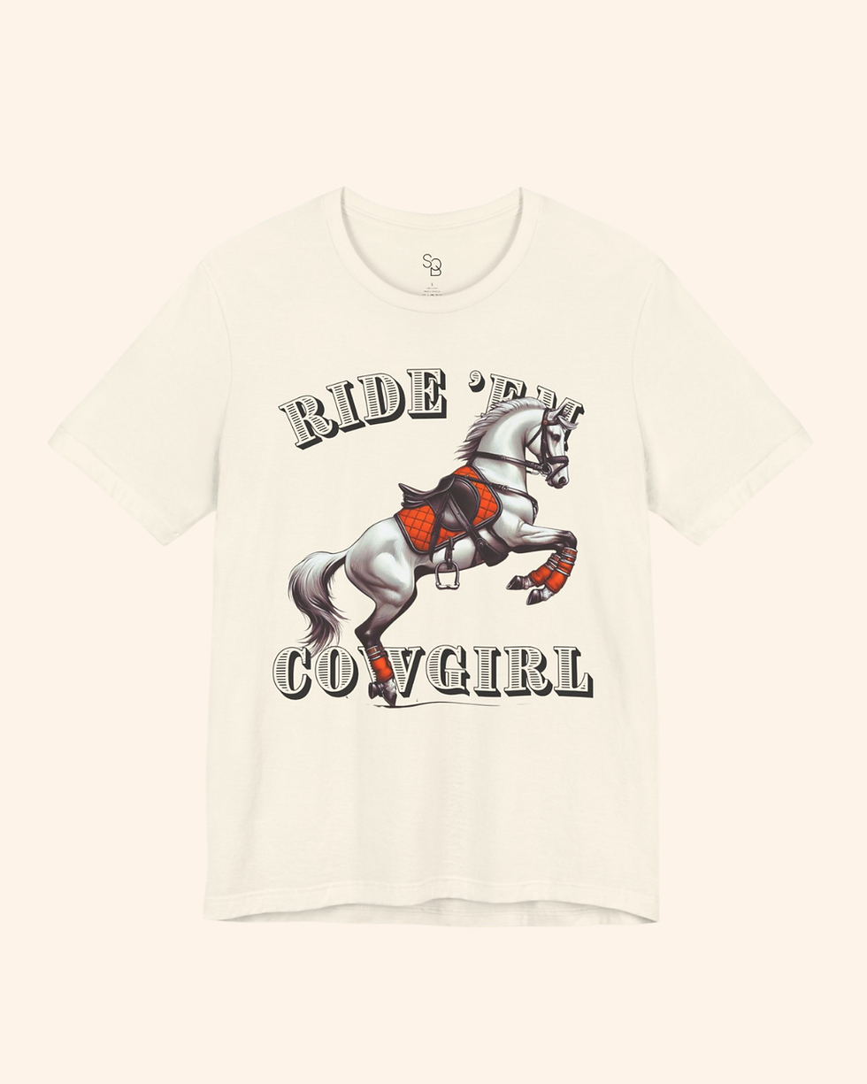 Thumbnail: Ride 'Em Graphic T-shirt - Western Unisex Tee