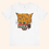 Thumbnail: Flat-lay white tiger graphic tee showing fierce orange tiger face design and soft cotton texture.