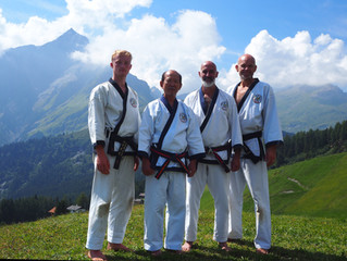 Training with Kwan Jang Nim over.
